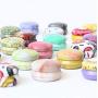 Healthcom 12 Pcs Tinplate Empty Tins Colorful Macarons Candy Box DIY Candle Tin Jars Empty Round Tin Cans Travel Storage Jars Cosmetic Sample Containers for Spice Candies Gifts