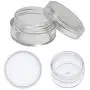 10 Clear Empty Containers Jars Cosmetic Pot Small Travel Sample Cream Makeup Jar 10 Clear Empty Containers Jars Cosmetic Pot Small Travel Sample Cream Makeup Jar