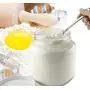 Bouteille en verre transparente de 1,9 litre (64 oz) sans BPA, qualité alimentaire, avec couvercle métallique blanc (Demi Gallon); Idéal pour le yaourt grec, le kefir ou les cornichons. Bouteille en verre transparente de 1,9 litre (64 oz) sans BPA, qualité alimentaire, avec couvercle métallique blanc (Demi Gallon); Idéal pour le yaourt grec, le kefir ou les cornichons.