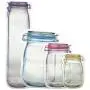 20 Pcs 4 Sizes Mason Jar Zipper Bags Stand Up Alone Reusable Ziplock Snack Pouches Jar Pattern Zipper Airtight Seal Bags Eco-Friendly Moisture-Proof Food Storage Bags for Travel 20 Pcs 4 Sizes Mason Jar Zipper Bags Stand Up Alone Reusable Ziplock Snack Pouches Jar Pattern Zipper Airtight Seal Bags Eco-Friendly Moisture-Proof Food Storage Bags for Travel