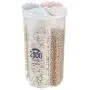 Hybei Food Storage Box, Petal Seal Transparent Plastic Cans Grains dry Food Storage box Transparent Storage Box (C)