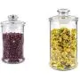 4pcs Portable Household Sealed Transparent Jars Large Square Glass Spice Jars Airtight Storage Jars With Glass Lid Compatible For Kitchen,4pcs 4pcs Portable Household Sealed Transparent Jars Large Square Glass Spice Jars Airtight Storage Jars With Glass Lid Compatible For Kitchen,4pcs