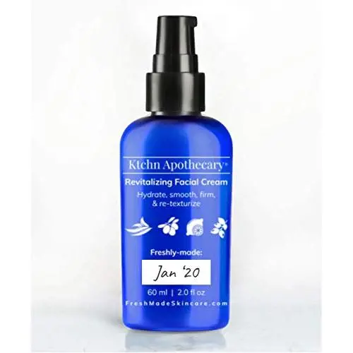 Revitalisierende Natürliche Gesichtscreme | Feuchtigkeitsspendende Gesichtscreme mit Wirkstoff-Anti-Aging-Extrakt | Sichtbare Faltenreduzierung | Organische & Natürliche Extrakte | Für Normal-, Empfindliche-, Trockene- oder Reife Haut | Für Damen & Herren