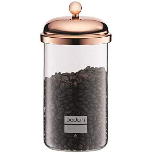 Bodum 11654-18S Classic Storage Jar, Glass, Copper