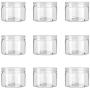 UPKOCH 12 Pcs Slime Containers with Water-tight Lids Clear Plastic Food Storage Jars- Great for your slime kit