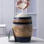 Contenants de Rangement Alimentaire en Cuve à Vin Rustique avec Couvercles, Grande Doseuse de Céréales en Céramique, Canisters à Café, Décoration d'Intérieur Rustique, Organisation et Rangement de Cellier, 10L/15L/25L Contenants de Rangement Alimentaire en Cuve à Vin Rustique avec Couvercles, Grande Doseuse de Céréales en Céramique, Canisters à Café, Décoration d'Intérieur Rustique, Organisation et Rangement de Cellier, 10L/15L/25L