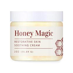 Honey Magic Restorative Skin Soothing Cream - Gentle, Nourishing, and Cooling for People with Eczema Psoriasis and Rosacea