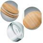 Sealed Glass Storage Jars, Kitchen Grain And Food Container 3 Pieces
