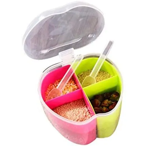 Boîte de Condiments et Épices Amovible - Rangement Multifonction pour Assaisonnements Cuisine - 3 Boîte de Condiments et Épices Amovible - Rangement Multifonction pour Assaisonnements Cuisine - 3