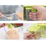 CSPFAIRY 6 Squares Double Layer Spice Box Jars Seal Multifunction Seasoning Box Outdoor Camping Split Type Seasoning Tank Combination