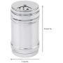 Spice Jar Stainless Steel Seasoning Storage Box Round Small Holes Kitchen Tool for Spice Salt Sugar Cruet Pepper