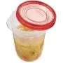 Rubbermaid TakeAlongs Twist & Seal Food Storage Containers, Tint Chili, 4 Cup, 2 Count FG7L0800FCLR Rubbermaid TakeAlongs Twist & Seal Food Storage Containers, Tint Chili, 4 Cup, 2 Count FG7L0800FCLR