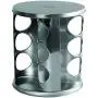 STONELINE 16968 Spice Rack with 12 Glass Bottles Cookware/Stainless Steel Look STONELINE 16968 Spice Rack with 12 Glass Bottles Cookware/Stainless Steel Look