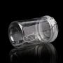 Dsxnklnd 1500ML Plastic Round Clip Top Storage Jar with Airtight Seal Lid Food Candy Container Kitchen Spice Organizer
