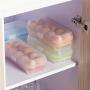 Container Egg Storage - Portable 10 Grid Plastic Egg Crisper Case Egg Container Egg Storage Box Food Crisper Organizer Kitchen Gadgets