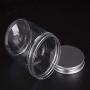 UPKOCH 10pcs 500ml Clear Plastic Containers Transparent Storage Container with Lids for Cookies Tea