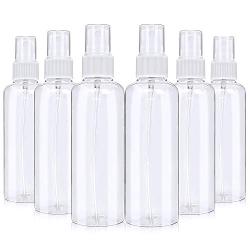 VEGOLS Clear Spray Bottles, 6 Pack 3.4 Oz (100 ML) Small Spray Bottle for Cleaning Solutions, Essential Oils, Travel and Daily Life- Clear