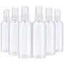 VEGOLS Clear Spray Bottles, 6 Pack 3.4 Oz (100 ML) Small Spray Bottle for Cleaning Solutions, Essential Oils, Travel and Daily Life- Clear