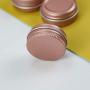 31pcs 0.5oz/15ml Rose Gold Aluminum Tin Jar with Screw Lid and Blank Labels