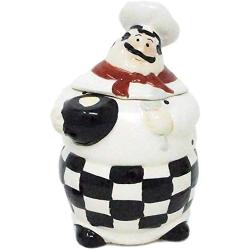 Ceramic Jar Chef Statue Design