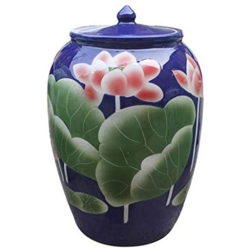 Kitchen Airtight Food Storage Containers with Lids Large Ceramic Canisters Jars Cereal Dispenser for Pantry Organization and Storage Flour Sugar Coffee Rice 10L (Color : B)