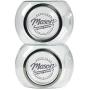 Tilted Glass Canister Set of 2 Jars