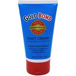 Gold Bond Foot Cream Triple Action Relief 4oz (Pack of 3)