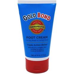 Gold Bond Foot Cream Triple Action Relief 4oz (Pack of 3)