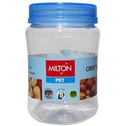 MILTON Crisp and Clear, Round Storage Pet Jars Set of 3 (500 ML)