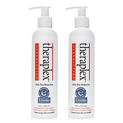 Theraplex Hydro Lotion - Daily Skin Maintenance and Dry Skin Protection, No Parabens or Preservatives, Noncomedogenic, and Hypoallergenic, Fragrance-Free - Dermatologist recommended - 8 oz (2-pack) Theraplex Hydro Lotion - Daily Skin Maintenance and Dry Skin Protection, No Parabens or Preservatives, Noncomedogenic, and Hypoallergenic, Fragrance-Free - Dermatologist recommended - 8 oz (2-pack)