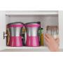 Artestia Multi-Purpose Food Grade Stainless Steel Canister Set with Airtight Window Lid, Kitchen Container for Food Storage Coffee Sugar Tea Nuts Bean Flour Cereal Pasta, 61 oz (set of 2)