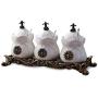 Mini Spice Jars Creative seasoning home European kitchen supplies bottle retro style suit