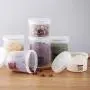 Kitchen Transparent Cereals Snacks Milk Powder Storage Box Plastic Food Preservation Sealed Cans Can Be Superimposed Food Dispensers Kitchen Transparent Cereals Snacks Milk Powder Storage Box Plastic Food Preservation Sealed Cans Can Be Superimposed Food Dispensers