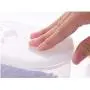 Kitchen crisper, plastic transparent refrigerator sealed box, covered grain storage box