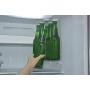 Refrigerator Organizer Bottle Holder & Jar Hanger Magnet Strips By DRAKS - Strong Neodymium Magnets - Fridge Bottle Space Saving Storage Loft - For Cans & Containers With Metal Lids & Tops - Pack Of 2