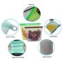 Wiederverwendbare Silikon-Lebensmittelbehälter & Silikon-Stretch-Beutel [Set of 11] | Ziplock-Beutel | Luftdicht, Dicht, Geschirrspülergeeignet, Mikrowellengeeignet | Ideal für Sandwiches, Obst, Fleisch, Mittagessen | Food Huggers