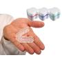 Gus Craft Lavender Purple Denture Box with Simple Retrieval Tab, Great for Dental Care, Easy to Open, Store and Retrieve (Lavender Purple)