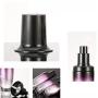 1PCS 50ml/1.7oz Upscale Purple Gradient Glass Pump Press Bottle Vial Lotion Dispenser Portable Travel Cosmetic Storage Containers Jar Pot Holder for Emulsion Essence Serum