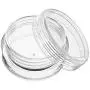 Bouteilles en plastique transparentes rondes 12 pièces avec couvercle à vis, accessoires et outil de stockage. Bouteilles en plastique transparentes rondes 12 pièces avec couvercle à vis, accessoires et outil de stockage.