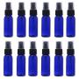 12 Stück Sprayflaschen Füllflaschen Farbverlauf-Flasche Leere Behälter Besprühflasche 30ml Blau für Gesicht
