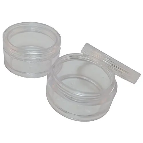 Clear Plastic Makeup Lip Balm 10 Gram Packaging (Pack of 2)