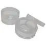 Clear Plastic Makeup Lip Balm 10 Gram Packaging (Pack of 2)