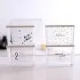 TOPBATHY Food Storage Container Sealed Leakproof Lunch Bento Box Rectangular Crisper for Fruit Meat Cereal 2pcs