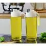 Tree House Japanese Glass Oil Pot, Round Clear Pot Lids for The Kitchen Pack of 2-A 600mlx2 Tree House Japanese Glass Oil Pot, Round Clear Pot Lids for The Kitchen Pack of 2-A 600mlx2