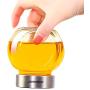 Glass Food Storage Containers with Lids Set of 4 Mini Kitchen Canisters Airtight Honey Pot