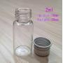 Mini Glass Bottle With Inner Pad/Stopper And Aluminum Caps, 2,3,5,7,10,15,20Ml, Glass Jars, Idea For Wedding And Parties,Inner Stopper Only