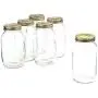 Bormioli Rocco Quattro Stagioni 50 3/4 Ounce Konservierungsglas, Set von 6