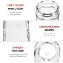 Bormioli Rocco Quattro Stagioni Glas Trinkflasche 13? Unzen Milchflaschen mit Gold Metall Luftdichten Verschlüssen, Für Saft, Smoothies, Selbstgemachte Getränke Flasche, Wiederverwendbare Glaswasserflasche (12er Set)