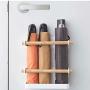 TaemBuy White Refrigerator Organizer Rack Magnetic Kitchen Magnetic Holder Strong Power Magnet for Paper Towel Holder Spice Jars Rack Refrigerator Shelf Storage Hanger