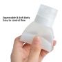 Oursunshine Travel Bottles,Leakproof Silicone Refillable Travel Containers,Squeezable Travel Tube Sets Cosmetic Toiletry Containers for Shampoo Lotion Soap (3oz or 2oz)